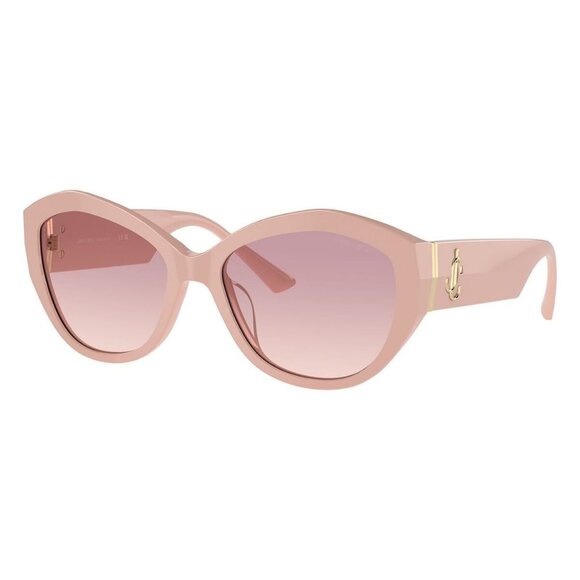 New JIMMY CHOO Pink Cat Eye JC5013U 5014/68 Sunglasses Women - Picture 1 of 6